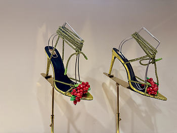 Fortok Saint Laurent MON CHÉRI High Heels Gold 