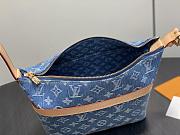Fortok Louis Vuitton Cruiser Toiletry Bag Blue Monogram Denim 22*13.5*12Cm - 3