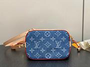 Fortok Louis Vuitton Noé Bag Blue Monogram Denim 20.5*17.5*8.8Cm - 6