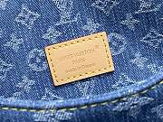 Fortok Louis Vuitton Nano Diane Blue Monogram Denim 19*10.5*6Cm - 5
