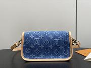 Fortok Louis Vuitton Nano Diane Blue Monogram Denim 19*10.5*6Cm - 2