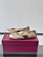 Fortok Gucci Shift Ballerinas Beige - 2