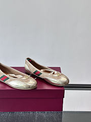 Fortok Gucci Shift Ballerinas Beige - 3