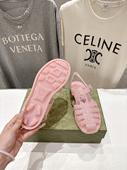 Fortok Gucci Fisherman Rubber Sandals Pink - 2
