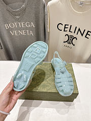Fortok Gucci Fisherman Rubber Sandals Blue - 4
