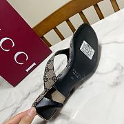 Fortok Gucci Vittoria Thong Sandals GG Canvas 5.5cm - 3