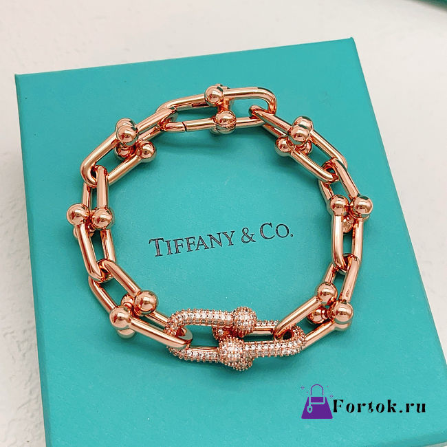 Fortok Tiffany & Co. HardWear Link Bracelet Rose Gold - 1