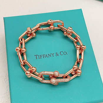 Fortok Tiffany & Co. HardWear Link Bracelet Rose Gold