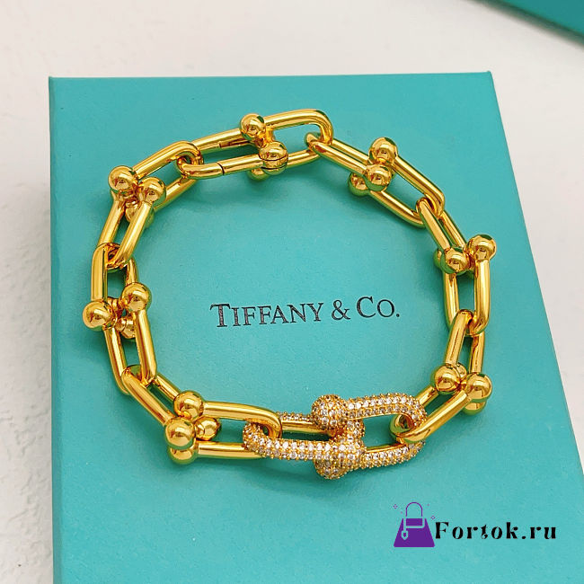 Fortok Tiffany & Co. HardWear Link Bracelet Yellow Gold - 1