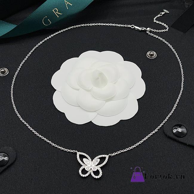 Fortok Graff Butterfly Silhouette Necklace  - 1
