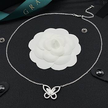 Fortok Graff Butterfly Silhouette Necklace 