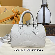 Fortok Louis Vuitton Speedy Bandoulière 20 Brume Grey 20.5*13.5*12cm - 1