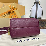 Fortok Louis Vuitton Speedy Bandoulière 20 Burgundy 20.5*13.5*12cm - 6