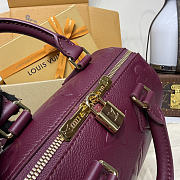 Fortok Louis Vuitton Speedy Bandoulière 20 Burgundy 20.5*13.5*12cm - 4