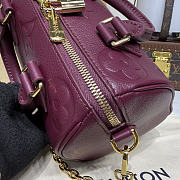 Fortok Louis Vuitton Speedy Bandoulière 20 Burgundy 20.5*13.5*12cm - 3
