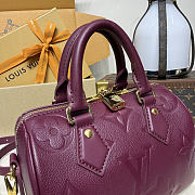 Fortok Louis Vuitton Speedy Bandoulière 20 Burgundy 20.5*13.5*12cm - 2