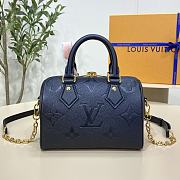 Fortok Louis Vuitton Speedy Bandoulière 20 Navy Blue 20.5*13.5*12cm - 1