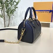 Fortok Louis Vuitton Speedy Bandoulière 20 Navy Blue 20.5*13.5*12cm - 5
