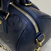 Fortok Louis Vuitton Speedy Bandoulière 20 Navy Blue 20.5*13.5*12cm - 4