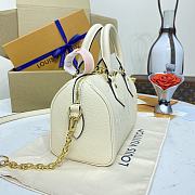 Fortok Louis Vuitton Speedy Bandoulière 20 White 20.5*13.5*12cm - 6