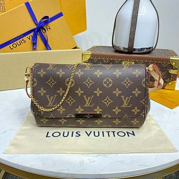 Fortok Louis Vuitton Monogram Canvas Favorite Bag 28*17*6cm