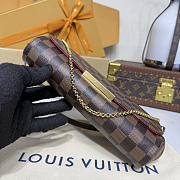 Fortok Louis Vuitton Favorite Bag Brown Damier Ebene Coated Canvas 28*17*6cm - 4