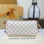 Fortok Louis Vuitton Favorite Bag White Damier Ebene Coated Canvas 28*17*6cm - 5