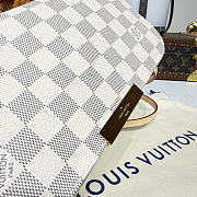 Fortok Louis Vuitton Favorite Bag White Damier Ebene Coated Canvas 28*17*6cm - 3