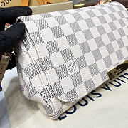 Fortok Louis Vuitton Favorite Bag White Damier Ebene Coated Canvas 28*17*6cm - 2