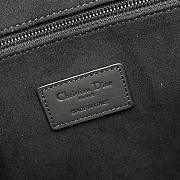 Fortok Dior Small Book Tote Black Charm 26.5 x21 x14cm - 3