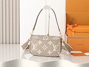 Fortok Louis Vuitton Diane Bicolor Monogram Empreinte Leather 24 x 15 x 9cm - 6