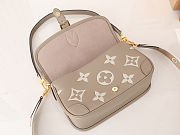 Fortok Louis Vuitton Diane Bicolor Monogram Empreinte Leather 24 x 15 x 9cm - 4