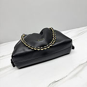 Fortok Loewe Flamenco Clutch Medium Nappa Calfskin Black 30x10.5x20cm - 6