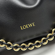 Fortok Loewe Flamenco Clutch Medium Nappa Calfskin Black 30x10.5x20cm - 2