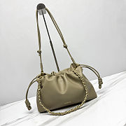 Fortok Loewe Flamenco Clutch Medium Nappa Calfskin Clay 30x10.5x20cm - 1