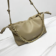 Fortok Loewe Flamenco Clutch Medium Nappa Calfskin Clay 30x10.5x20cm - 4