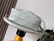 Fortok Loewe Flamenco Clutch Medium Nappa Calfskin Grey 30x10.5x20cm - 3