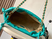 Fortok Loewe Flamenco Clutch Medium Nappa Calfskin Emerald Green 30x10.5x20cm - 5