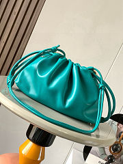 Fortok Loewe Flamenco Clutch Medium Nappa Calfskin Emerald Green 30x10.5x20cm - 3