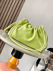 Fortok Loewe Flamenco Clutch Medium Nappa Calfskin Lime Green 30x10.5x20cm - 5