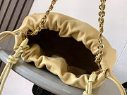 Fortok Loewe Flamenco Clutch Medium Nappa Calfskin Light Yellow 30x10.5x20cm - 5