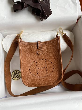 Fortok Hermes Mini Evelyne Mini Brown 17cm