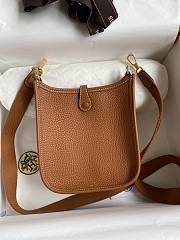 Fortok Hermes Mini Evelyne Mini Brown 17cm - 3