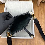 Fortok Hermes Mini Evelyne Leather Black - Gold 17cm - 6