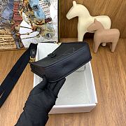 Fortok Hermes Mini Evelyne Leather Black - Gold 17cm - 2