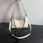 Fortok Coach Juliet Shoulder Bag 25 White 27.5x11.5x10.5cm - 1