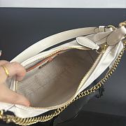 Fortok Coach Juliet Shoulder Bag 25 White 27.5x11.5x10.5cm - 6