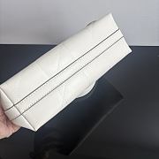Fortok Coach Juliet Shoulder Bag 25 White 27.5x11.5x10.5cm - 5