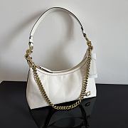 Fortok Coach Juliet Shoulder Bag 25 White 27.5x11.5x10.5cm - 3