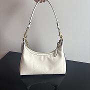 Fortok Coach Juliet Shoulder Bag 25 White 27.5x11.5x10.5cm - 4